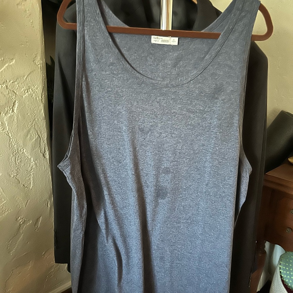 Men's Blue Tank Top